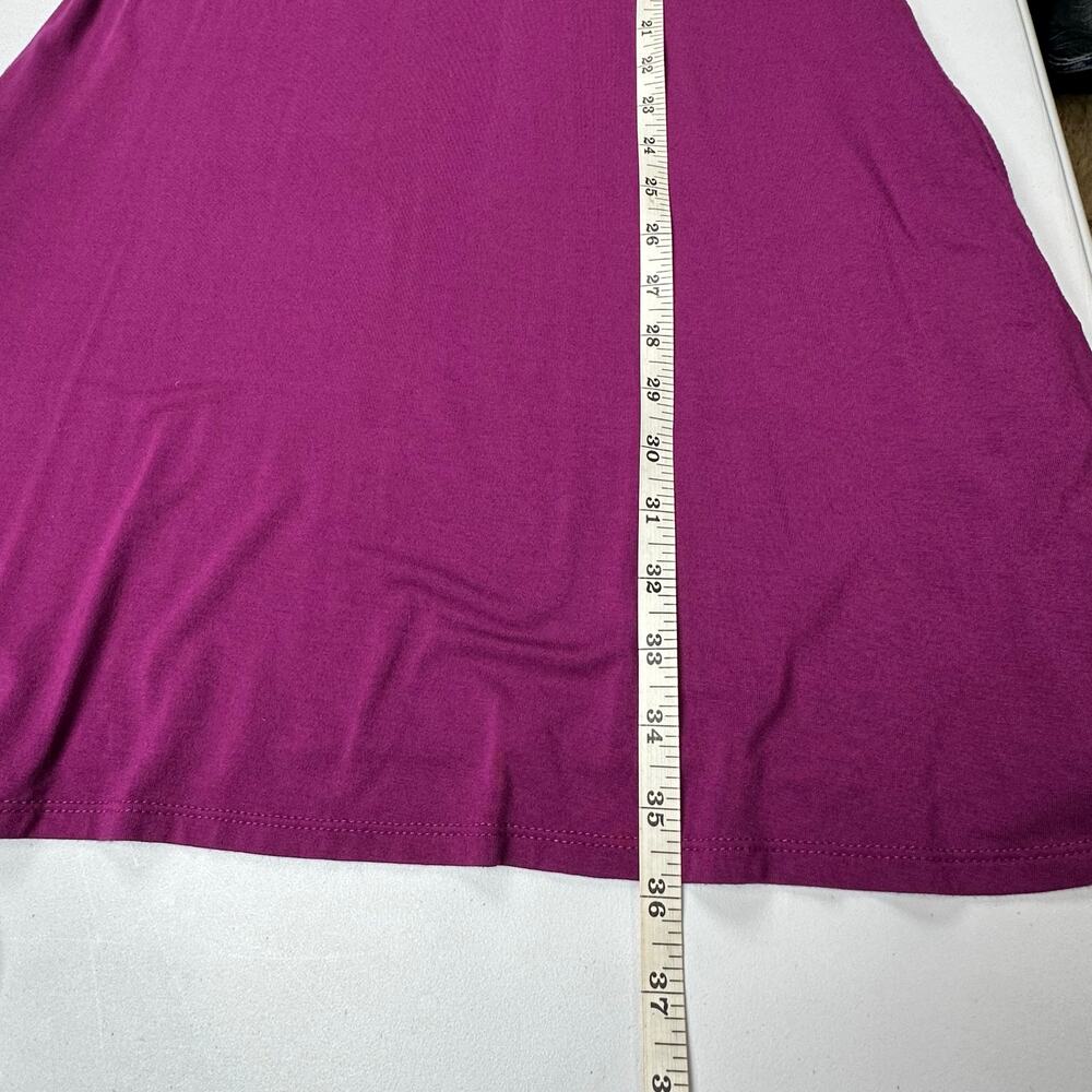 Soma Dress Womens Medium Purple Sleeveless Keyhole Stretch Comfort Soft Summer - Picture 9 of 11